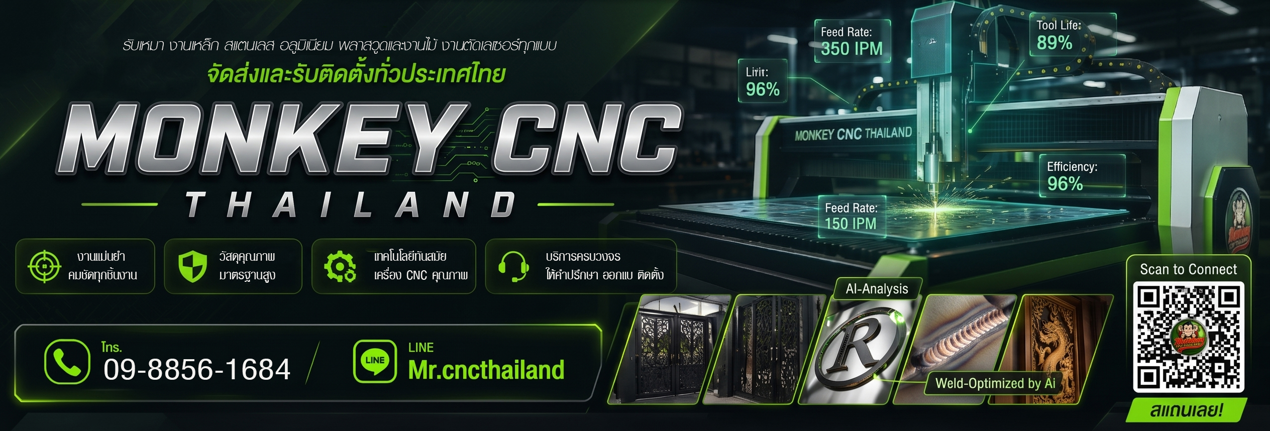 Monkey CNC Thailand Banner